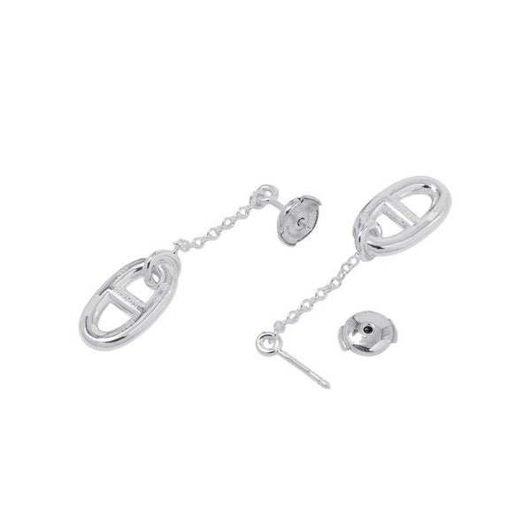 エルメス ピアス シェーヌダンクル ファランドール SV925シルバー HERMES ジュエリー アクセサリー