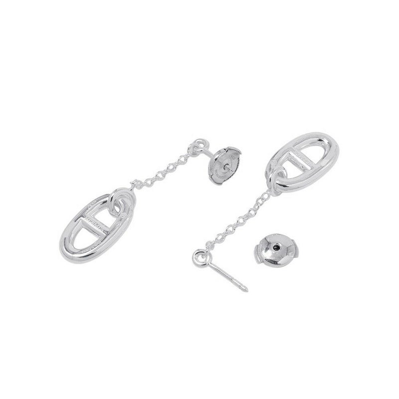 エルメス ピアス シェーヌダンクル ファランドール SV925シルバー HERMES ジュエリー アクセサリー