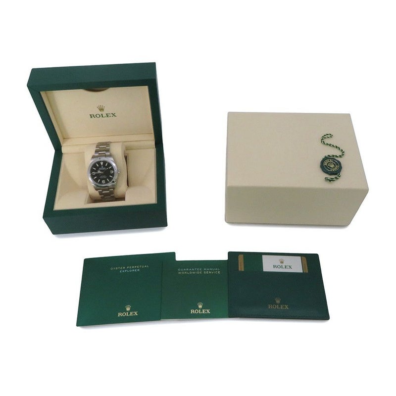 ロレックス エクスプローラー1 ランダムシリアル ルーレット 214270 ROLEX 腕時計 黒文字盤