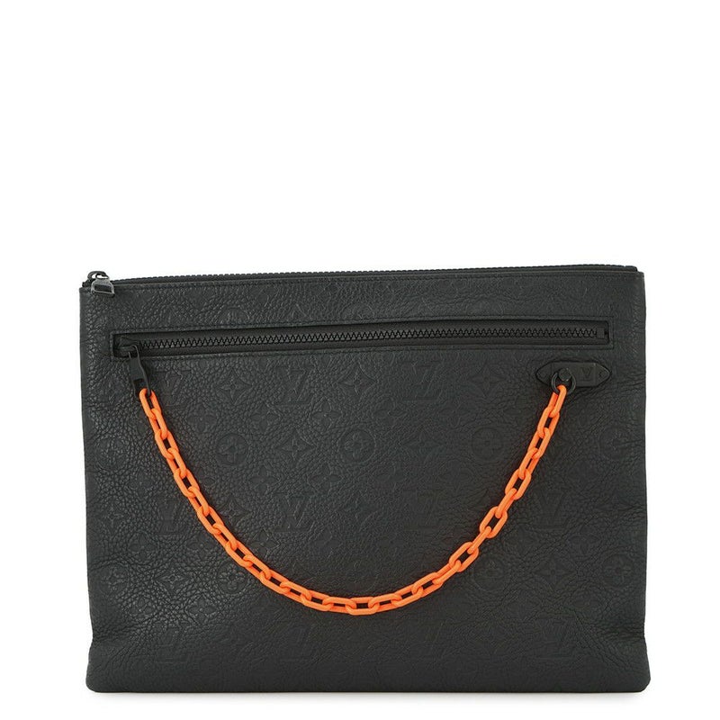 ルイヴィトン クラッチバッグ モノグラム・トリヨン ポシェット・A4 M67461 ヴァージル・アブロー 黒 ブラック
