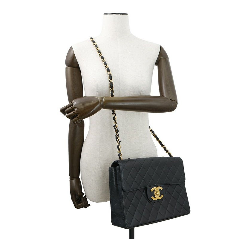 シャネル チェーンショルダーバッグ マトラッセ30 ココマーク Wチェーン ラムスキン A04412 CHANEL デカマト