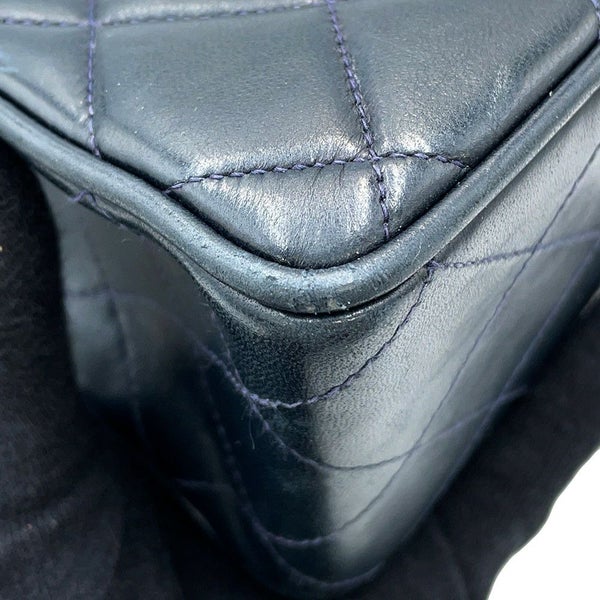 シャネル チェーンショルダーバッグ マトラッセ30 ココマーク Wチェーン ラムスキン A04412 CHANEL デカマト