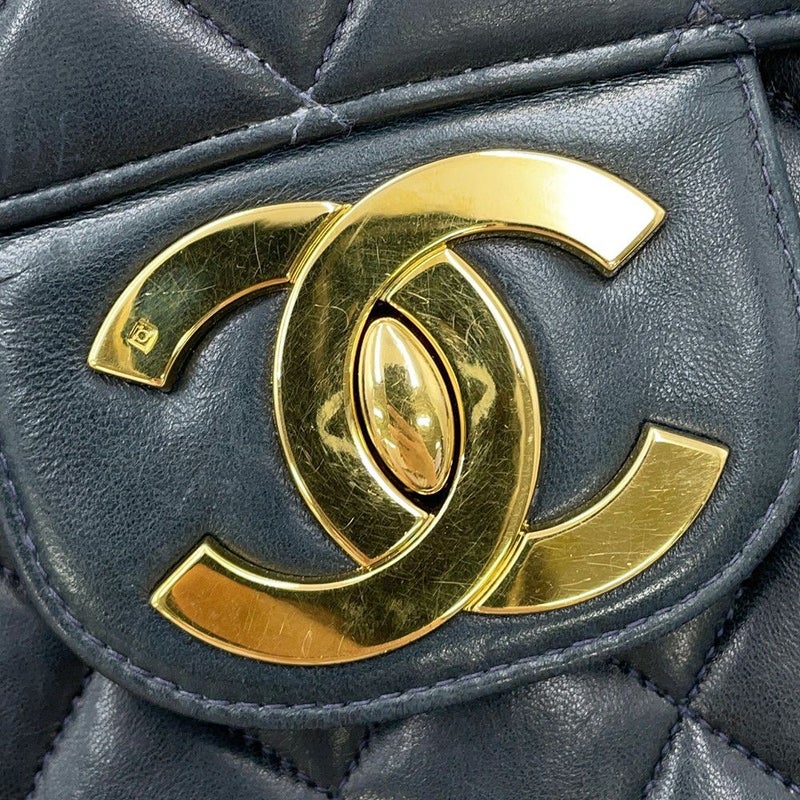 シャネル チェーンショルダーバッグ マトラッセ30 ココマーク Wチェーン ラムスキン A04412 CHANEL デカマト