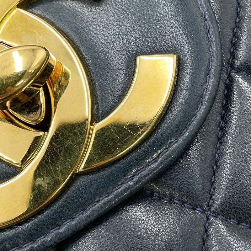 シャネル チェーンショルダーバッグ マトラッセ30 ココマーク Wチェーン ラムスキン A04412 CHANEL デカマト