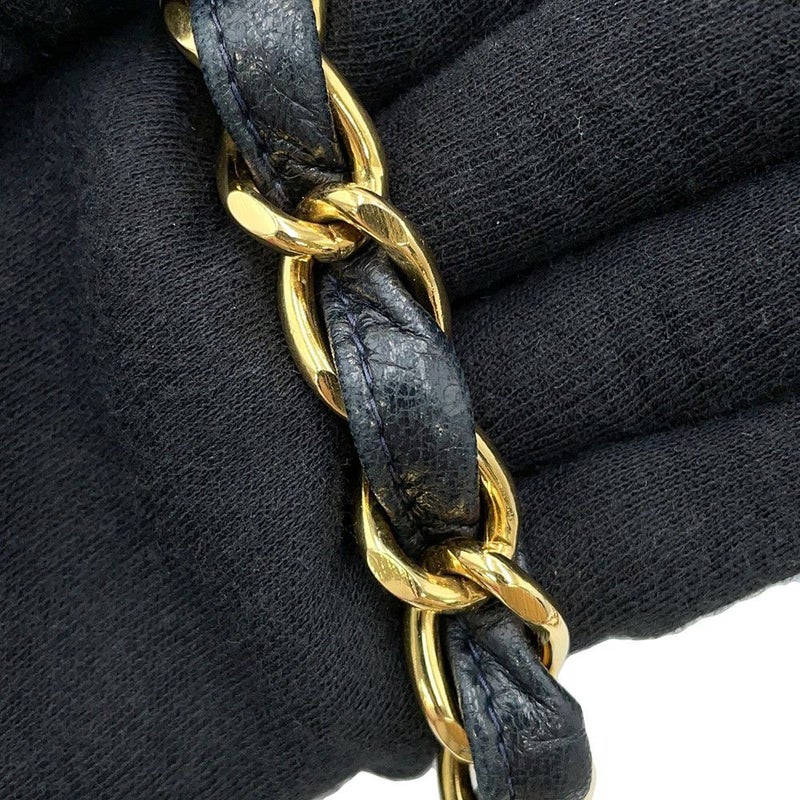 シャネル チェーンショルダーバッグ マトラッセ30 ココマーク Wチェーン ラムスキン A04412 CHANEL デカマト