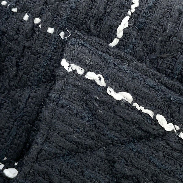 シャネル チェーンショルダーバッグ マトラッセ ココマーク ツイード CHANEL 黒 ノベルティ
