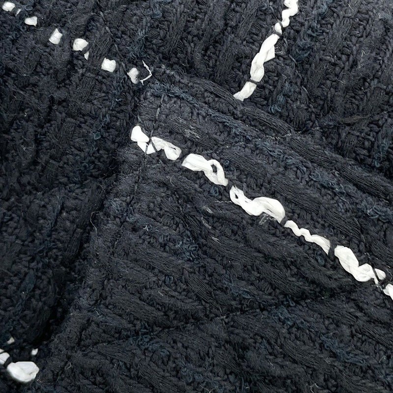 シャネル チェーンショルダーバッグ マトラッセ ココマーク ツイード CHANEL 黒 ノベルティ