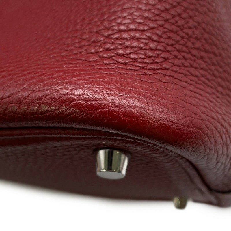 エルメス ハンドバッグ ピコタンロックPM ルージュグレナ/シルバー金具 トリヨンクレマンス X刻印