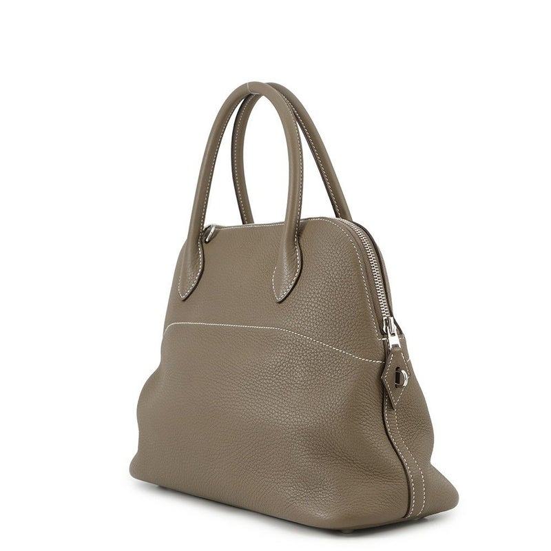 エルメス ハンドバッグ ボリード31 エトゥープ/シルバー金具 トリヨンクレマンス D刻印 2wayショルダー