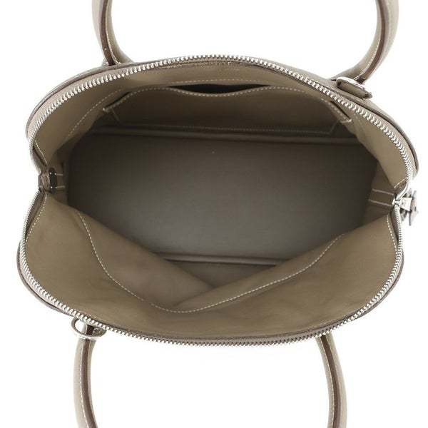 エルメス ハンドバッグ ボリード31 エトゥープ/シルバー金具 トリヨンクレマンス D刻印 2wayショルダー