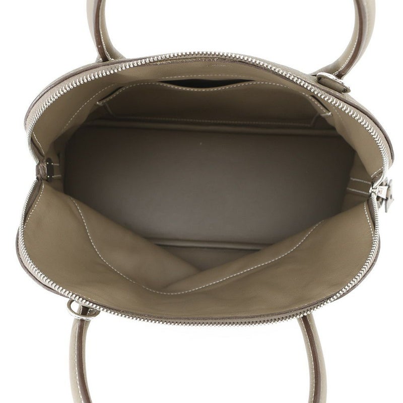 エルメス ハンドバッグ ボリード31 エトゥープ/シルバー金具 トリヨンクレマンス D刻印 2wayショルダー