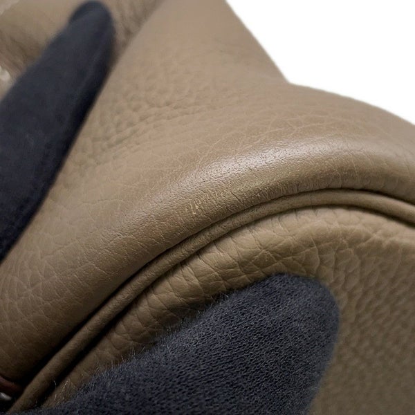 エルメス ハンドバッグ ボリード31 エトゥープ/シルバー金具 トリヨンクレマンス D刻印 2wayショルダー