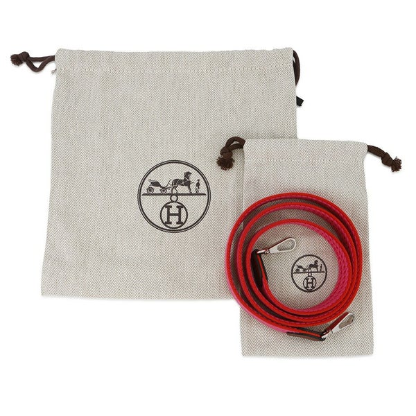 エルメス エブリンTPM 111cm アマゾンサングル コルダージュ ルージュアッシュ/シルバー金具 トリヨンクレマンス W刻印