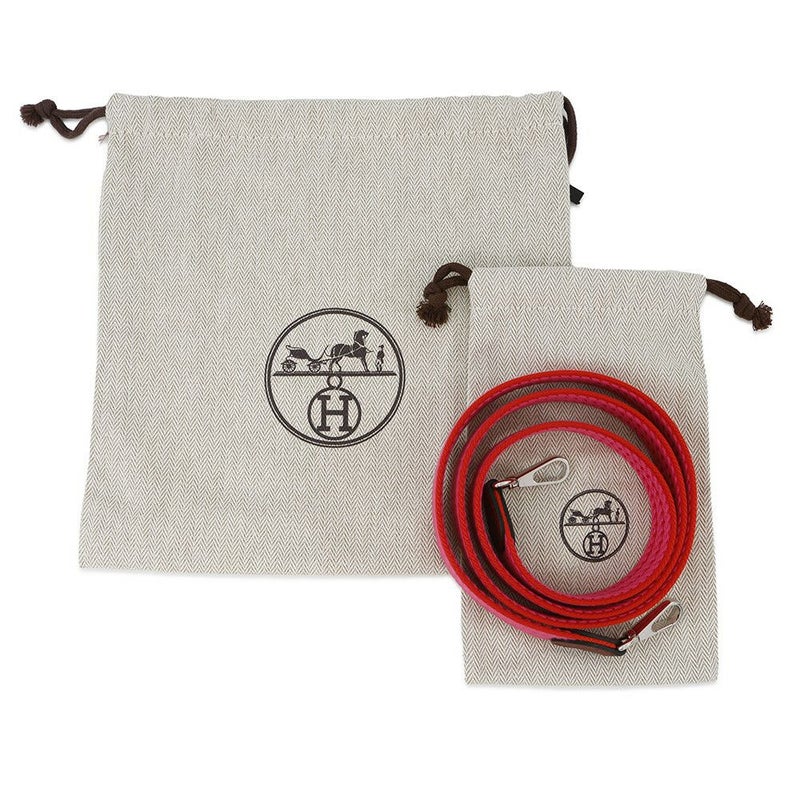 エルメス エブリンTPM 111cm アマゾンサングル コルダージュ ルージュアッシュ/シルバー金具 トリヨンクレマンス W刻印