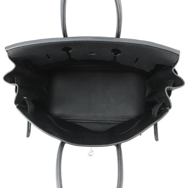 エルメス バーキン35 ブラック/シルバー金具 トゴ □N刻印  HERMES Birkin ハンドバッグ 黒