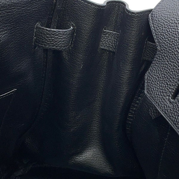 エルメス バーキン35 ブラック/シルバー金具 トゴ □N刻印  HERMES Birkin ハンドバッグ 黒