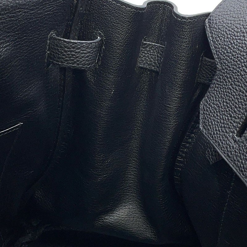 エルメス バーキン35 ブラック/シルバー金具 トゴ □N刻印  HERMES Birkin ハンドバッグ 黒
