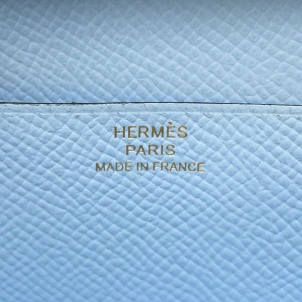エルメス 長財布 ベアンスフレ ヴェルソ ヴェールクリケット/セレステ/ゴールド金具 エプソン Y刻印 財布
