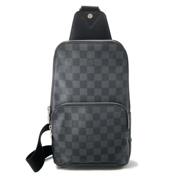 ルイヴィトン ボディバッグ ダミエ・グラフィット アヴェニュー・スリングバッグ N41719 LOUIS VUITTON 黒 ブラック