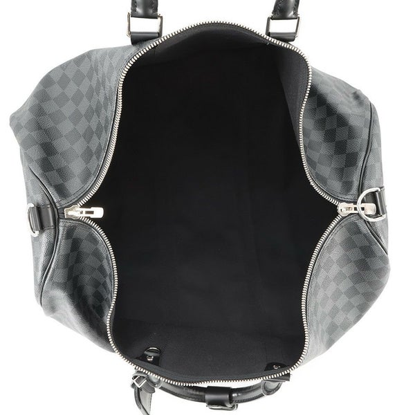 ルイヴィトン ボストンバッグ ダミエ・グラフィット キーポル・バンドリエール 55 N41413 ヴィトン 旅行バッグ トラベル 黒 ブラック