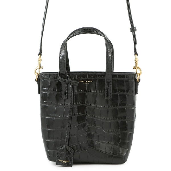 サンローランパリ ハンドバッグ ミニトイ ショッピング 712367 SAINT LAURENT PARIS 2way 黒