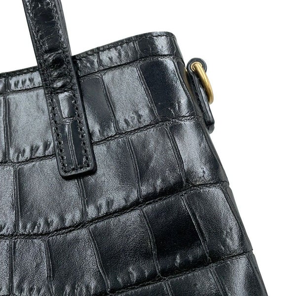 サンローランパリ ハンドバッグ ミニトイ ショッピング 712367 SAINT LAURENT PARIS 2way 黒