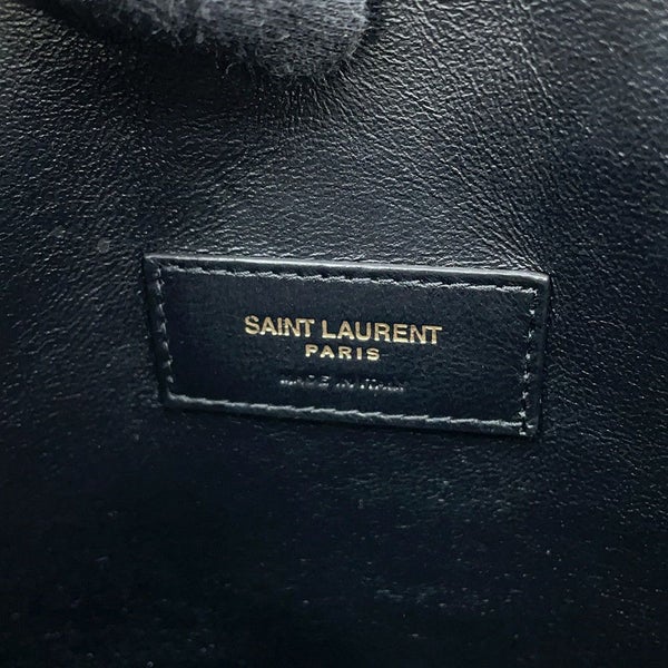 サンローランパリ ハンドバッグ ミニトイ ショッピング 712367 SAINT LAURENT PARIS 2way 黒
