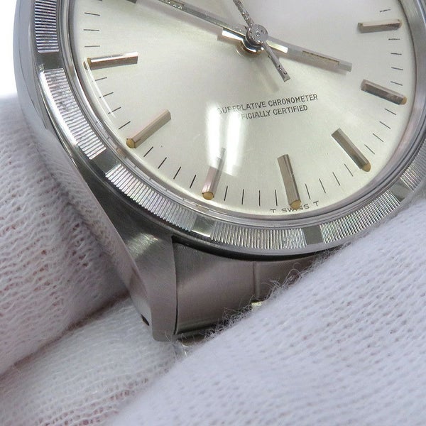ロレックス オイスターパーペチュアル 3番 1007 ROLEX 腕時計 シルバー文字盤 アンティークウォッチ