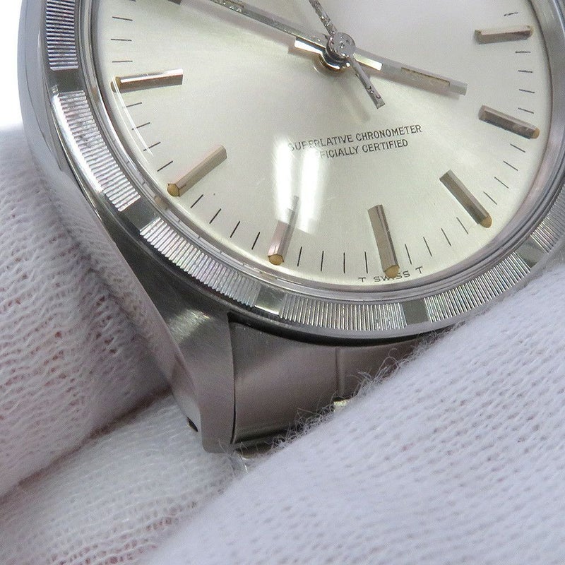 ロレックス オイスターパーペチュアル 3番 1007 ROLEX 腕時計 シルバー文字盤 アンティークウォッチ