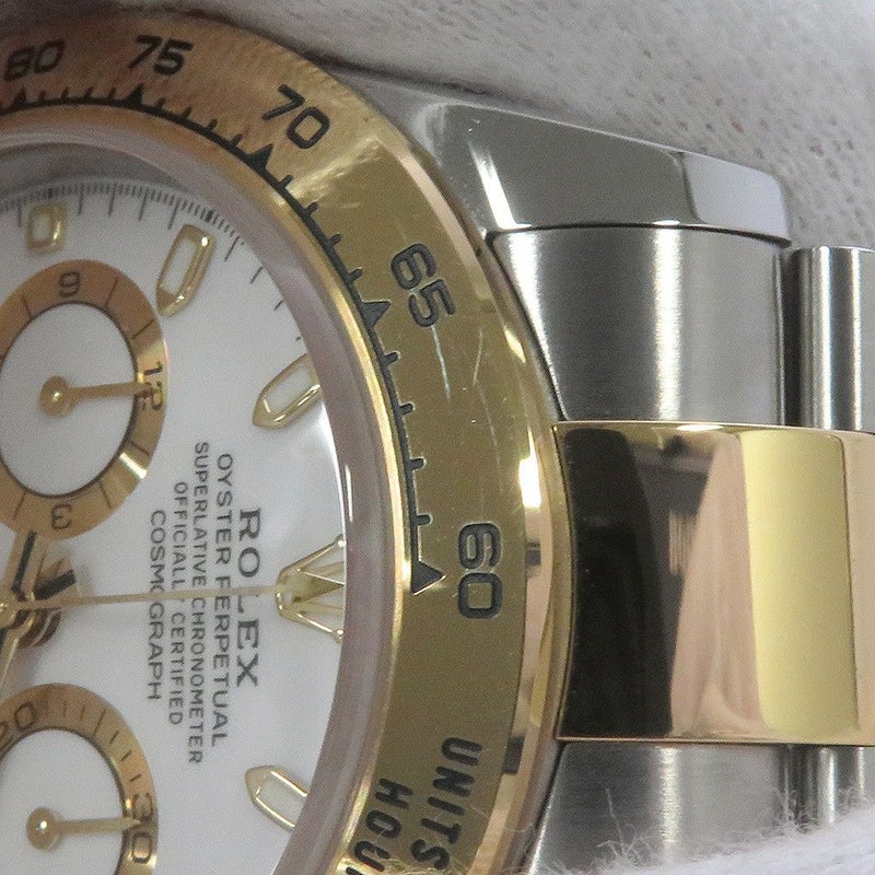 ロレックス コスモグラフ デイトナ コンビ SS/K18YG 116503 ROLEX 腕時計 白文字盤