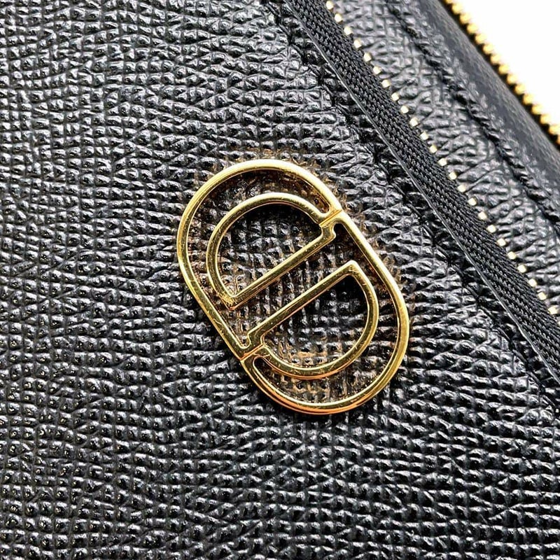 クリスチャン・ディオール ショルダーバッグ カロ ダブルポーチ S7431UBAE Christian Dior 黒