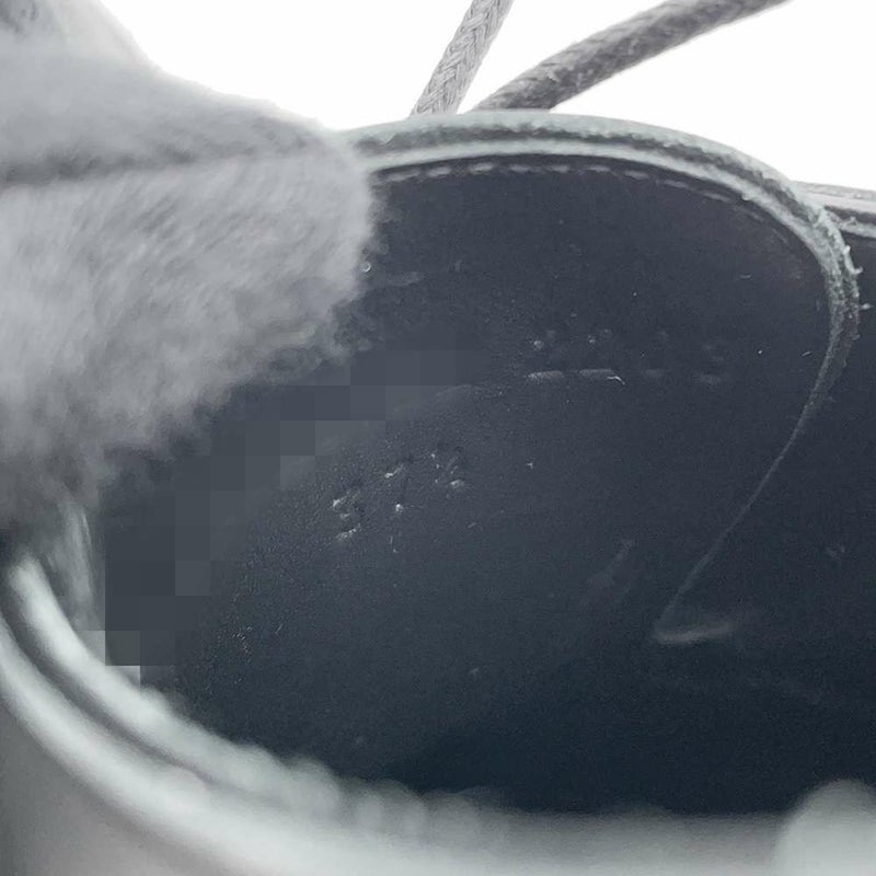 エルメス ローファー ダービー ファースト グラッセ レディースサイズ37 1/2 HERMES 靴 黒