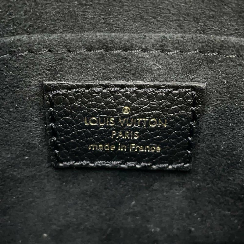 ルイヴィトン ハンドバッグ モノグラム・アンプラント プティット・サックプラ M81417 黒 ブラック