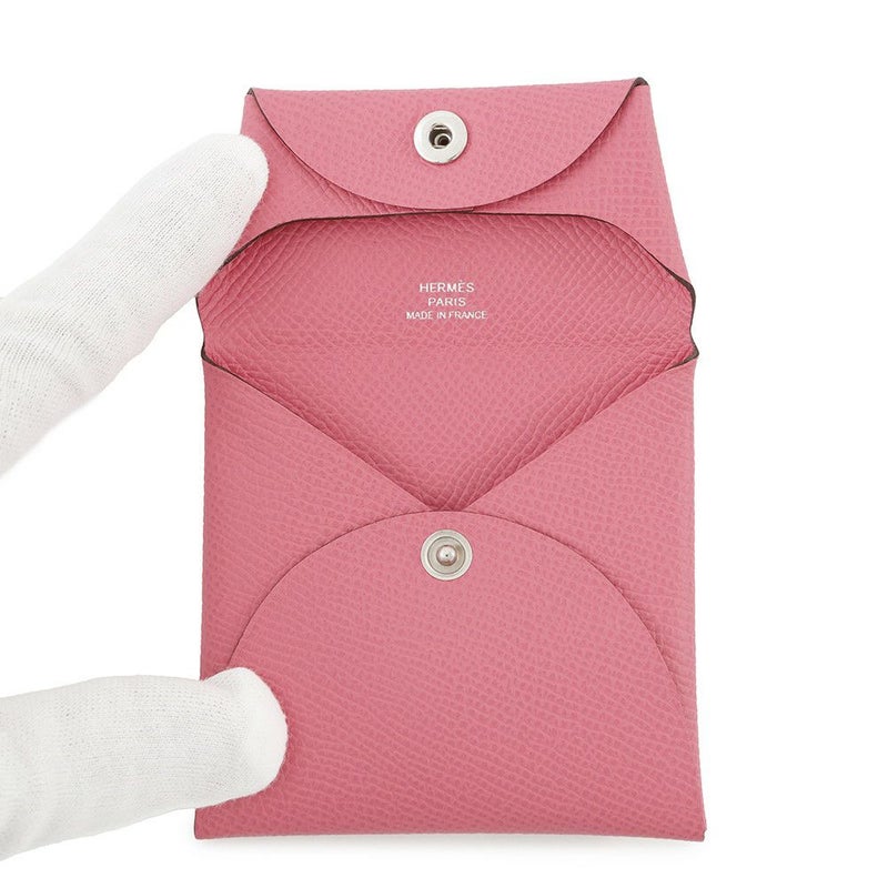 エルメス コインケース バスティア ローズアザレ エプソン W刻印 HERMES 小銭入れ