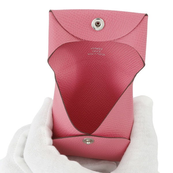 エルメス コインケース バスティア ローズアザレ エプソン W刻印 HERMES 小銭入れ