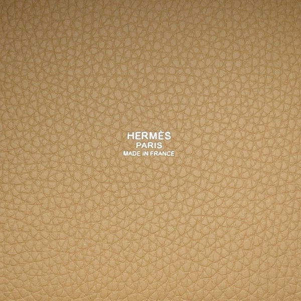 エルメス ハンドバッグ ピコタンロックPM ビスキュイ/シルバー金具 トリヨンクレマンス K刻印 HERMES トートバッグ