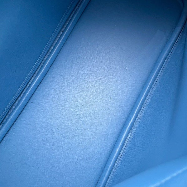 エルメス ハンドバッグ ボリード27 アズール/シルバー金具 エプソン D刻印 2wayショルダー