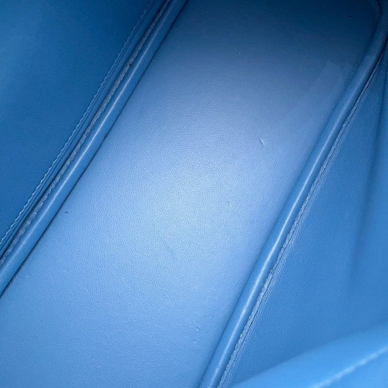 エルメス ハンドバッグ ボリード27 アズール/シルバー金具 エプソン D刻印 2wayショルダー