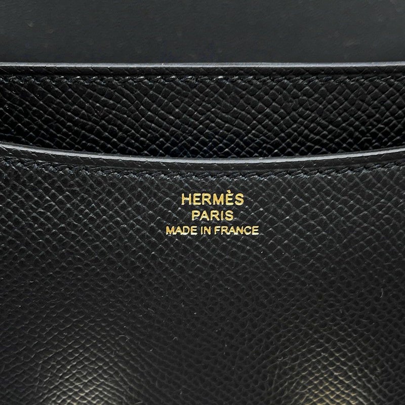 エルメス ミニ コンスタンス3 ミロワール ブラック/シャンパンゴールド金具 エプソン K刻印 黒