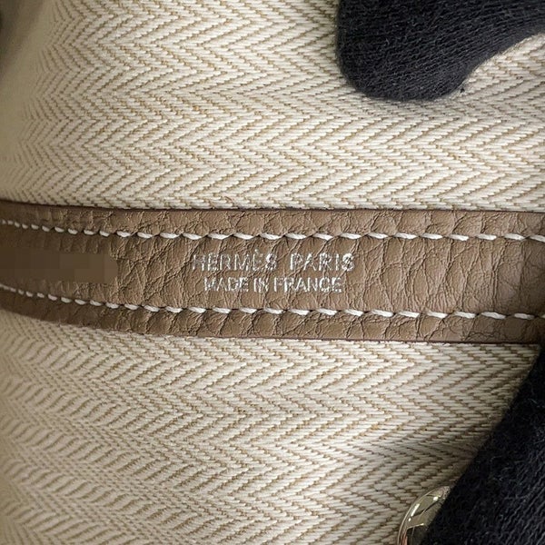 エルメス トートバッグ ガーデンパーティTPM エトゥープ/シルバー金具 ネゴンダ K刻印
