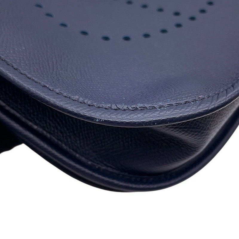 エルメス ショルダーバッグ エブリン3 PM ブルーインディゴ/シルバー金具 エプソン X刻印 HERMES Evelyne