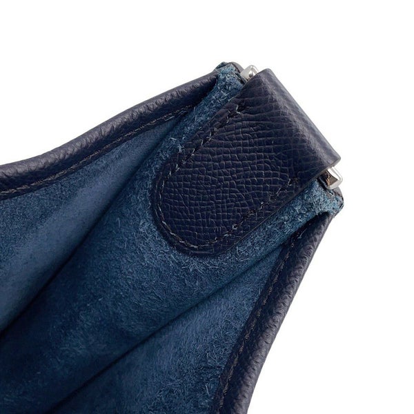 エルメス ショルダーバッグ エブリン3 PM ブルーインディゴ/シルバー金具 エプソン X刻印 HERMES Evelyne
