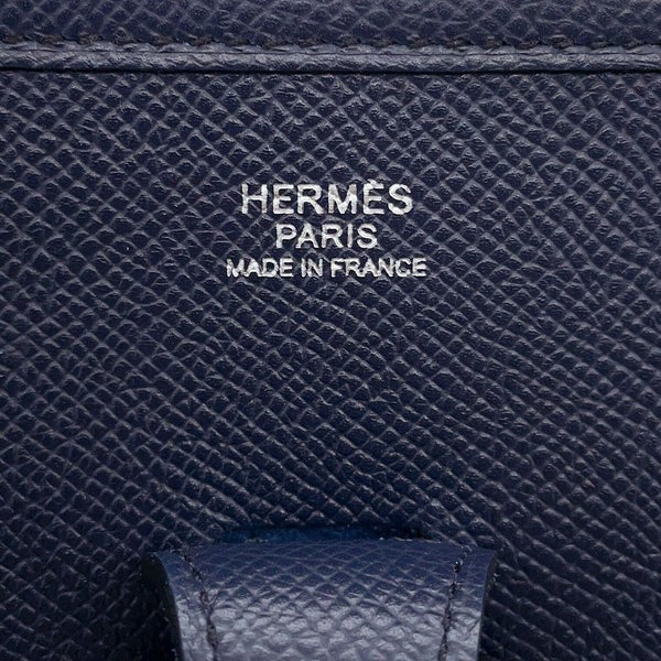 エルメス ショルダーバッグ エブリン3 PM ブルーインディゴ/シルバー金具 エプソン X刻印 HERMES Evelyne