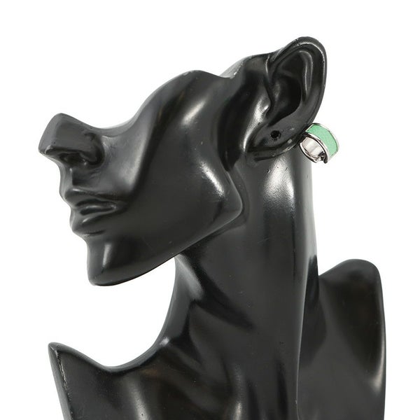 エルメス イヤーカフ オランプ Olympe スモール PM ヴェールコミック/シルバー金具 メタル エプソン HERMES アクセサリー