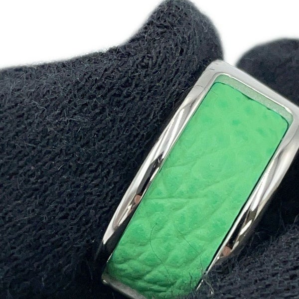 エルメス イヤーカフ オランプ Olympe スモール PM ヴェールコミック/シルバー金具 メタル エプソン HERMES アクセサリー