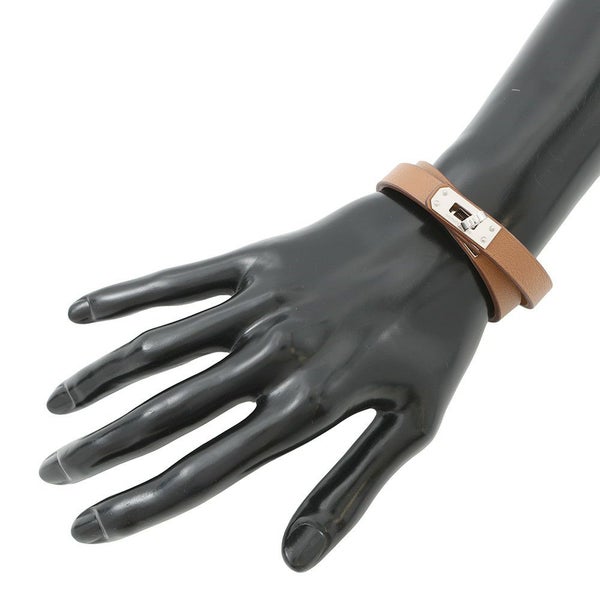 エルメス ブレスレット ケリー ドゥブルトゥール ゴールド/シルバー金具 スイフト Y刻印 サイズT3 HERMES アクセサリー