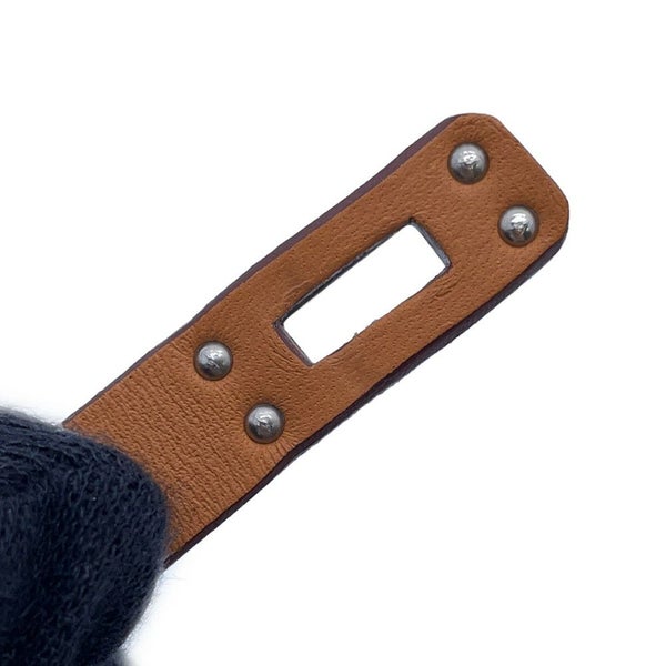 エルメス ブレスレット ケリー ドゥブルトゥール ゴールド/シルバー金具 スイフト Y刻印 サイズT3 HERMES アクセサリー