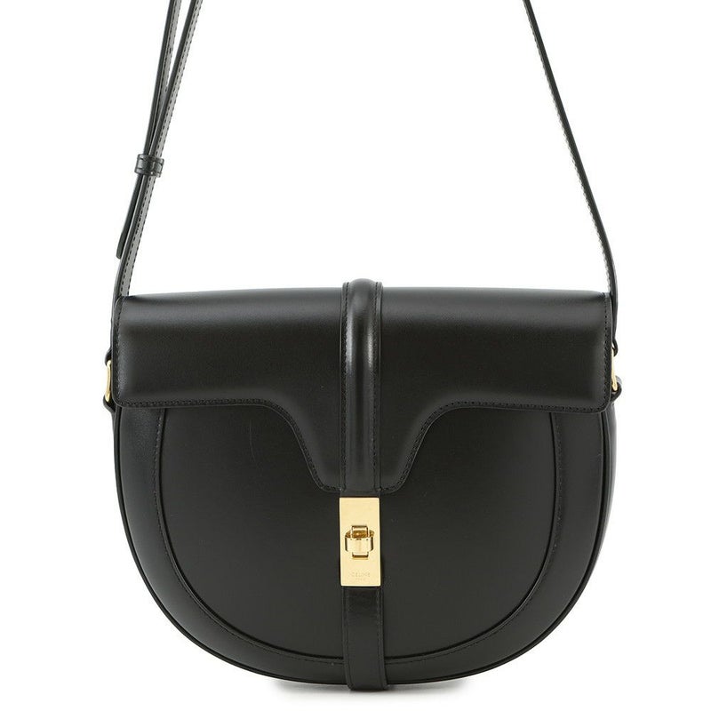 セリーヌ ショルダーバッグ ブザス 16 セーズ レザー 193993 CELINE 黒