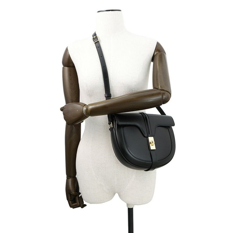 セリーヌ ショルダーバッグ ブザス 16 セーズ レザー 193993 CELINE 黒