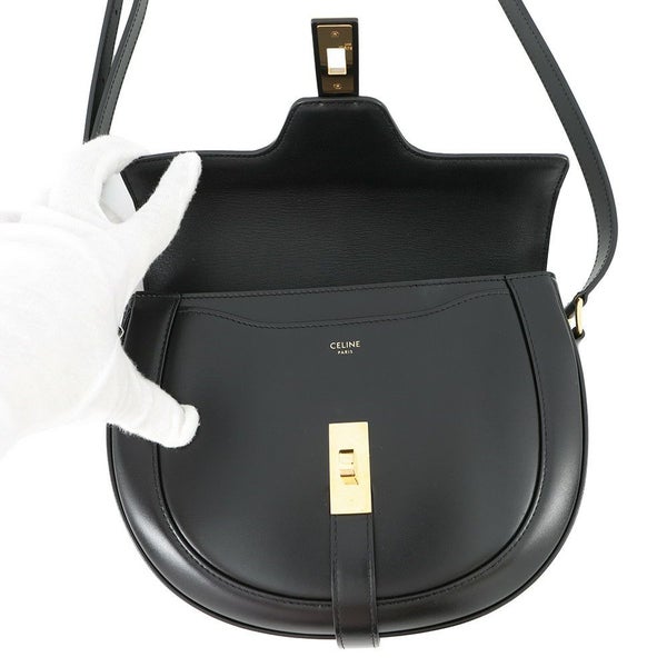 セリーヌ ショルダーバッグ ブザス 16 セーズ レザー 193993 CELINE 黒